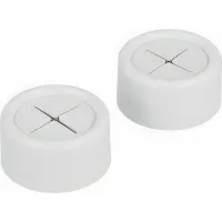 Metaltex Handdoek houder 2 delig wit
